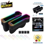 2-PACK Car Seat Gap Organizer With Cup Holders Waterproof & Durable Design. Fixed Price $67.94.