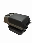 2004-2008 Ford F-150 Center Console Armrest Lid Black W Rear Cup Holder Grey Oem. Fixed Price $99.00.