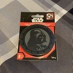 Plasticolor Star Wars Darth Vader Car Coaster, 2X Cupholder Coasters. Fixed Price $6.99.