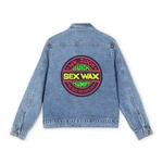Mr. Zog's Sex Wax Outlaw Surf Neon Logo Men's Denim Jacket. Fixed Price $94.99.