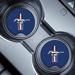 4 Pcs Ford Mustang Car Cup Holder Coaster Soft Washable Non-slip Neoprene Rubber. Fixed Price $11.24.