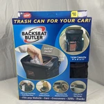 Backseat Butler! 9X6X11 Trash Can/organizer For Your Car New! Seen On Tv 2021. Fixed Price $10.00.