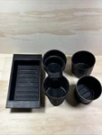 Set 2007-2014 Ford Expedition Cup Holder Rubber Inserts Tray Front And Rear Oem. Fixed Price $64.99.