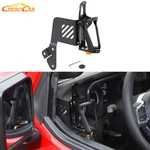 Black Left Front Door Drink Cup Holder Mount Bracket For Jeep Wrangler Jl Jt 18+. Fixed Price $22.85.