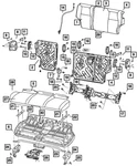 Genuine Mopar Cup-holder 1BG491J8AA. Fixed Price $186.29.