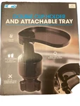 Iroad 2CUPS Multiple Car Holder & Attachable Oval Tray New. Fixed Price $19.99.