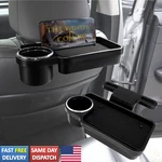 Folding Car Organizer Storage Seat Back Cup Holder Tray Food Table Mount Travel. Fixed Price $17.68.