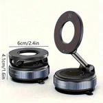 Super Folding Magnetic Car Mobile Phone Holder, Vacuum Suction Cup Rotates 360. Fixed Price $14.89.