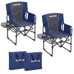 2X Outdoor Arm Portable Folding Camping Directors Chair With Built-in Cup Holder. Fixed Price $92.99.