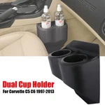 Dual Double Cup Drink Holder Beverage Black For C5 Corvette Travel Buddy 1997-13. Fixed Price $34.50.