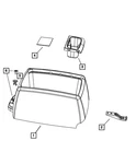 Genuine Mopar Console Mounted Cup-holder 1JC93DX9AA. Fixed Price $69.15.