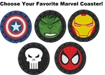 Plasticolor Marvel Iron Spiderman Cup Holder Coaster Universal New 2 Pack. Fixed Price $11.99.