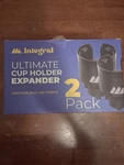 Integral Ultimate Expander Car Cup Holder - Adjustable Base 2 Pack, Black. New. Fixed Price $19.99.