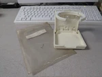 Vintage Nos White Foldable Universal Cup Drink Holder W/ Adjustable Arms 79451. Fixed Price $9.99.