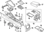 Genuine Audi Cup Holder Insert 8Y0-862-145-A-4PK. Fixed Price $24.64.