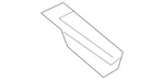 Genuine Audi Center Cover Bezel 8W1-864-132-A-6PS. Fixed Price $49.54.
