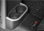 Brushed Silver Rear Cup Holder Trim For Jeep Wrangler 2007-2010 11151.18. Fixed Price $41.99.