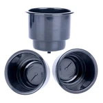 (set Of 3) Amarine-made Black Recessed Plastic Cup Drink Can Holder 3,. Fixed Price $15.86.