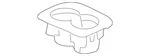 Genuine Honda Holder Rear Armrest Cup *NH361L* (gray) 82183-SDA-A11ZB. Fixed Price $86.97.