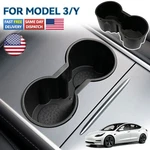 Center Console Water Cup Holder Insert Slot Slip Clip For Tesla Model Y/3 2021. Fixed Price $10.78.