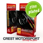 Ford Cortina MK3/4 Goodridge Brake Hoses (zinc Fittings) SFD0602-3P. Fixed Price $116.02.