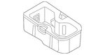 Genuine Volkswagen Cup Holder 11A-862-531-A-4PK. Fixed Price $98.27.