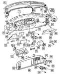 Instrument Panel Cup Holder Mopar 5FR421K9AE. Fixed Price $46.59.