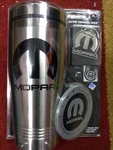 Mopar Chrysler Auto Travel Pack Coffee Mug Coaster Keychain. Fixed Price $31.19.