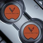 2 Pcs Chevy Corvette Car Cup Holder Coaster Washable Non-slip Soft Neoprene. Fixed Price $7.49.