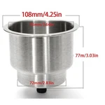 4PCS Stainless Steel Brushed Cup Drink Holder Marine Boat Car Truck Camper Rv. Fixed Price $26.99.