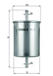 Mahle Fuel Filter Vw Audi Seat Ford Skoda Zastava Beetle Caddy MK1 EFG317. Fixed Price $10.90.