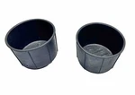 2011-2014 Ford F-150 Center Console Cup Holder Rubber Insert Pair Clean Oem. Fixed Price $45.00.