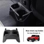 Black Console Rear Drink Cup Holder Floor Cap Bracket For Jeep Wrangler Jl 2018+. Fixed Price $40.99.