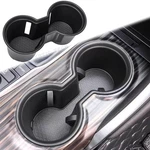Black Center Console Dual Water Cup Holder Insert For Toyota Camry 2018-2024. Fixed Price $15.99.