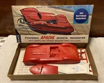 Vintage 1962 Hawk Powered Apache Sports Roadster Ready Built Model Kit #632-50. Fixed Price $35.00.