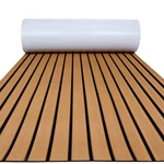 Focean Boat Flooring 94.5"L X 15.7"W 0.23"TH, Brown With Black Seam Lines. Fixed Price $69.28.