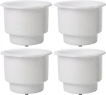4 Pack Plastic Cup Drink Can Holder W/ Drain For Boat Car Marine Rv Truck White. Fixed Price $16.99.