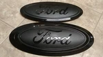 2017-19 Ford F250 F350 Grill And Tailgate Emblem Gloss/matte Black Combo Pair. Fixed Price $335.00.