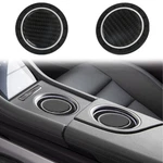 2PCS Universal Silicone Carbon Fiber Cup Holder Pad Mat Anti-slip For Jeep. Fixed Price $12.88.