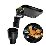 Sodaride Car Cup Holder -expander- 3 In 1 + Tray, Black. Fixed Price $31.98.