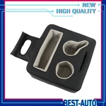 New Black Portable Water Bottle Holder Sofa Refreshment Tray For Drinks Snacks. Fixed Price $20.59.