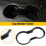 2015-2022 Ford Mustang Cup Holder Cover Frame Carbon Fiber Decor Trim. Fixed Price $13.29.