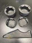 02-07 Chevy Trailblazer Gmc Envoy 4 Pc Cup Holder Insert Set AHD77950. Fixed Price $22.00.