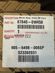 2023-2025 Toyota & Lexus Rear View Mirror W/digital Used Oem 87840-0W450. Fixed Price $1400.00.