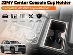 Center Console Cup Holder Inserts Tpe For 2025 2026 Toyota 4RUNNER Accessories. Fixed Price $11.39.