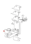 Audi Q8 4MN Armrest Leatherette Pando Grey 4M8885081F11Q 19-19 No Duties. Fixed Price $515.07.