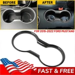 New Cup Holder Cover Ford Mustang 2015-22 Carbon Fiber Interior Trim Molding. Fixed Price $13.99.