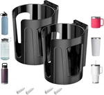 2PCS Large Cup Holder, Universal Drink For Almost Any Size Black. Fixed Price $26.05.
