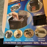 Backseat Butler - Leak Proof Car Trash Can Two Gallon Capacity Seen Tv. Fixed Price $13.00.