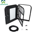 Driver Side Rv Camper Teardrop Trailer Entry Door 26"(W) X 32"(H) Black W/dot. Fixed Price $305.10.